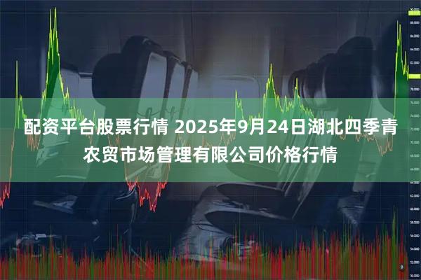 配资平台股票行情 2025年9月24日湖北四季青农贸市场管理有限公司价格行情